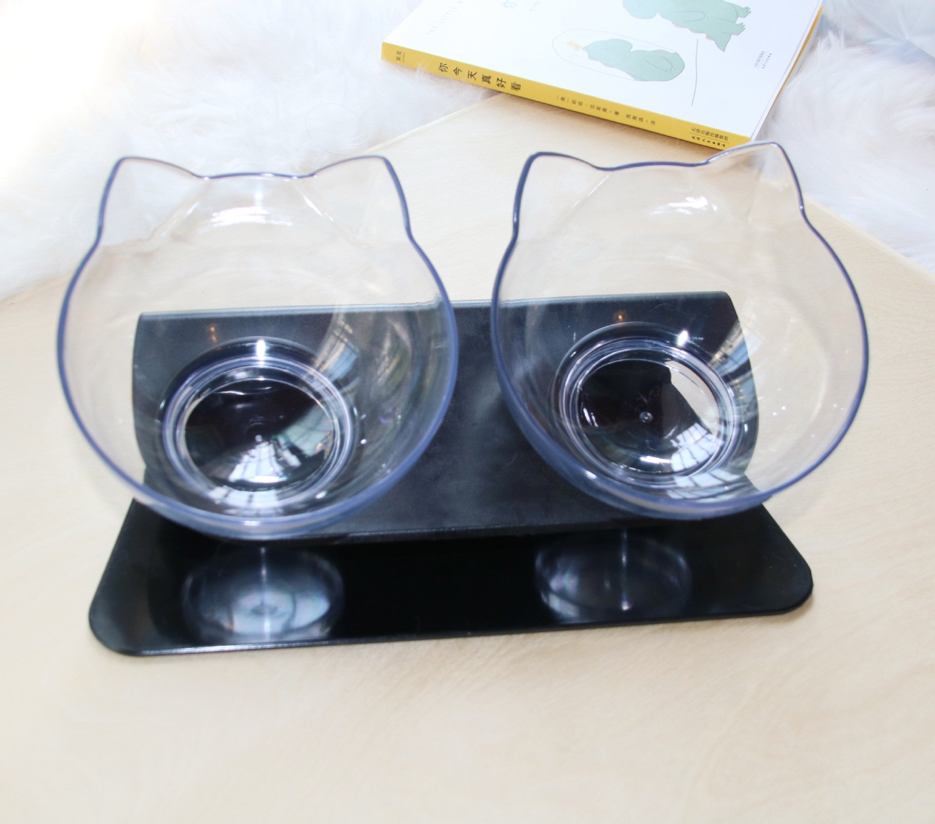 Cat Double Bowl Cat Protects Cervical Vertebra