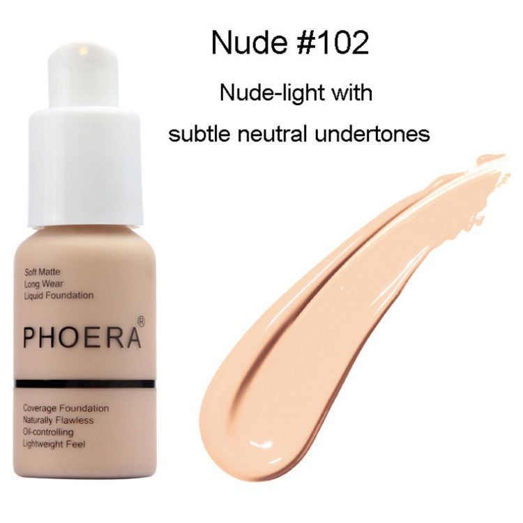 Type Oil Control Natural Color Matte Concealer Foundation Cream