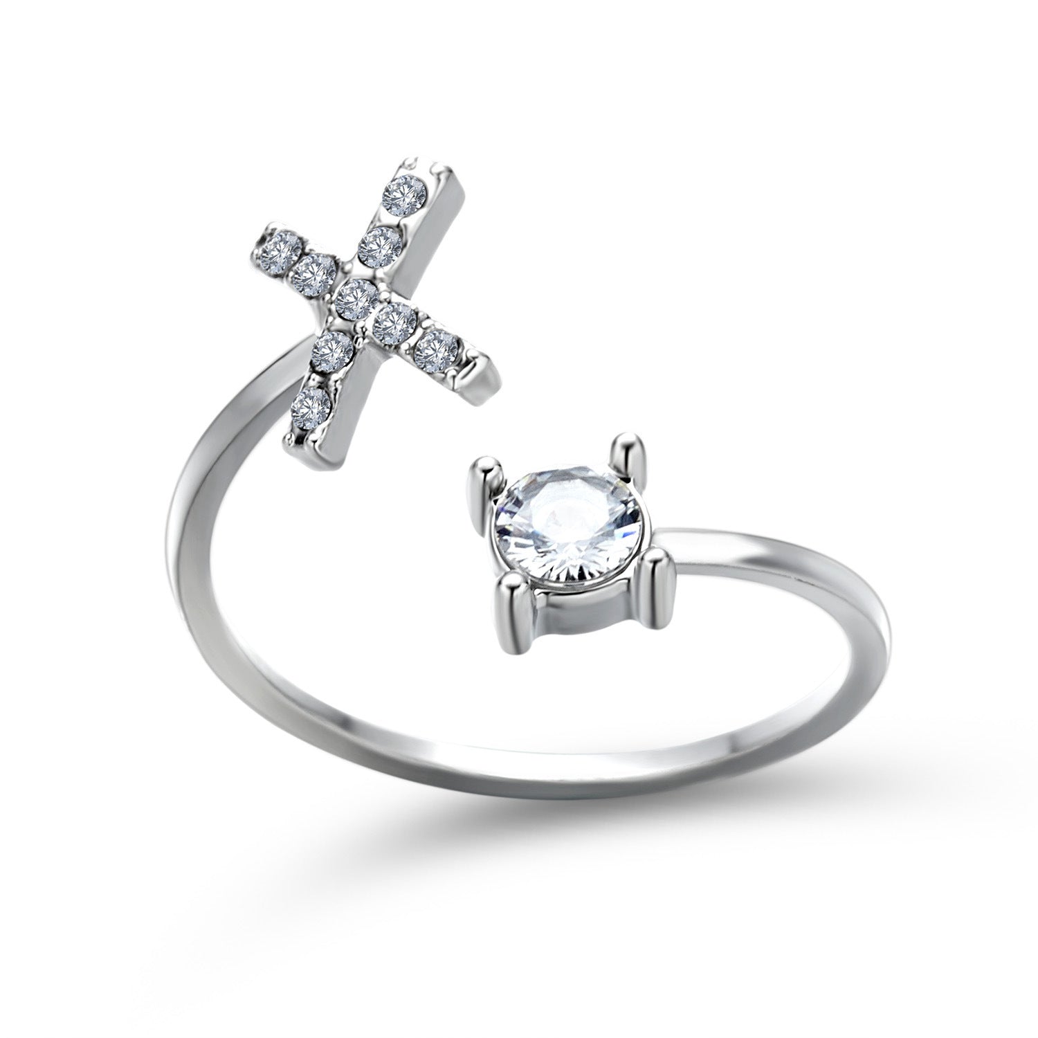New Design Adjustable 26 Initial Letter Ring