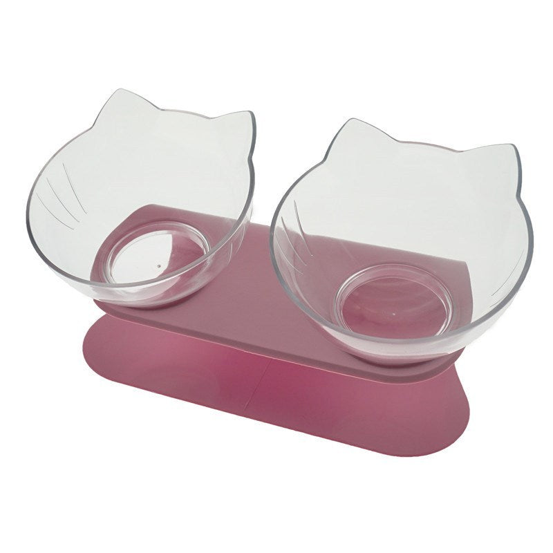 Cat Double Bowl Cat Protects Cervical Vertebra