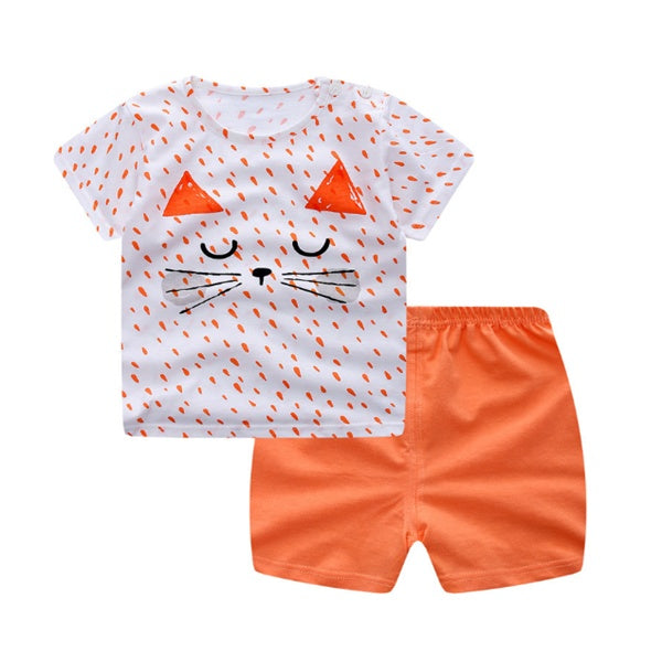 Cartoon Clothing Baby Boy Summer