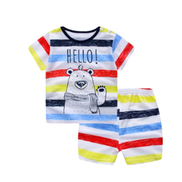 Cartoon Clothing Baby Boy Summer