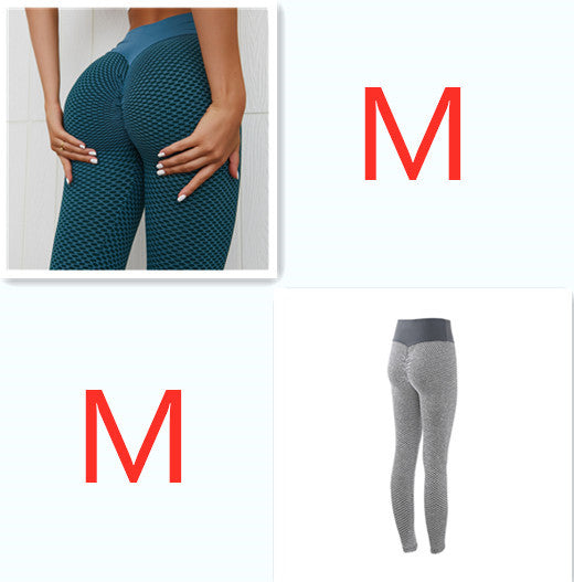 Plaid Leggings Fitness Yoga Pants Women's Seamless High Waist Breathable Gym