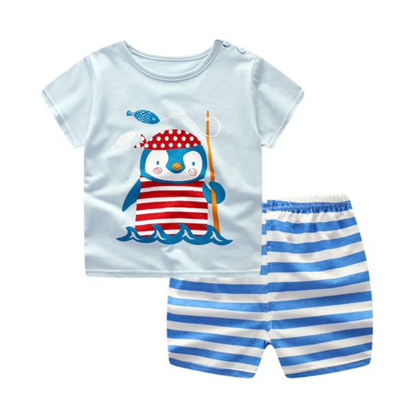 Cartoon Clothing Baby Boy Summer