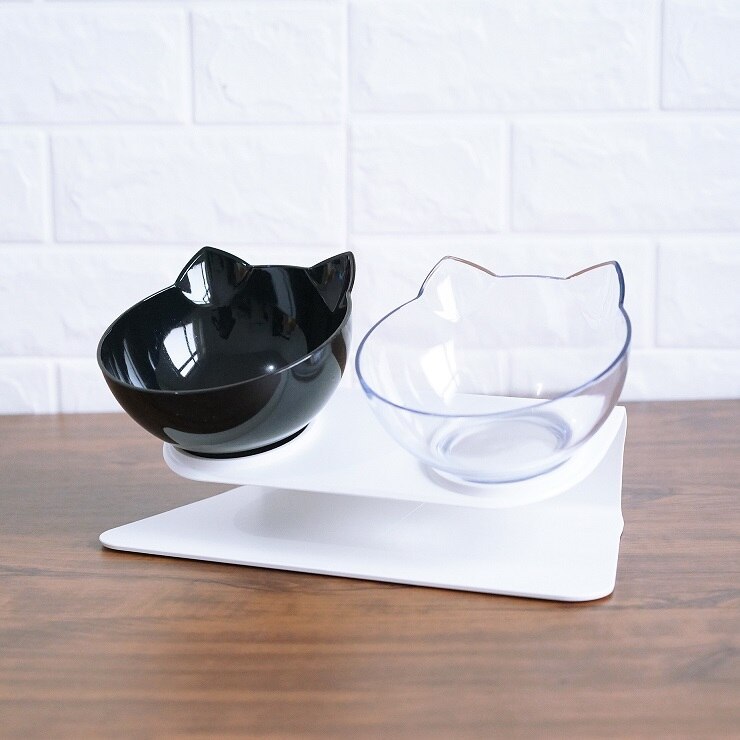 Cat Double Bowl Cat Protects Cervical Vertebra