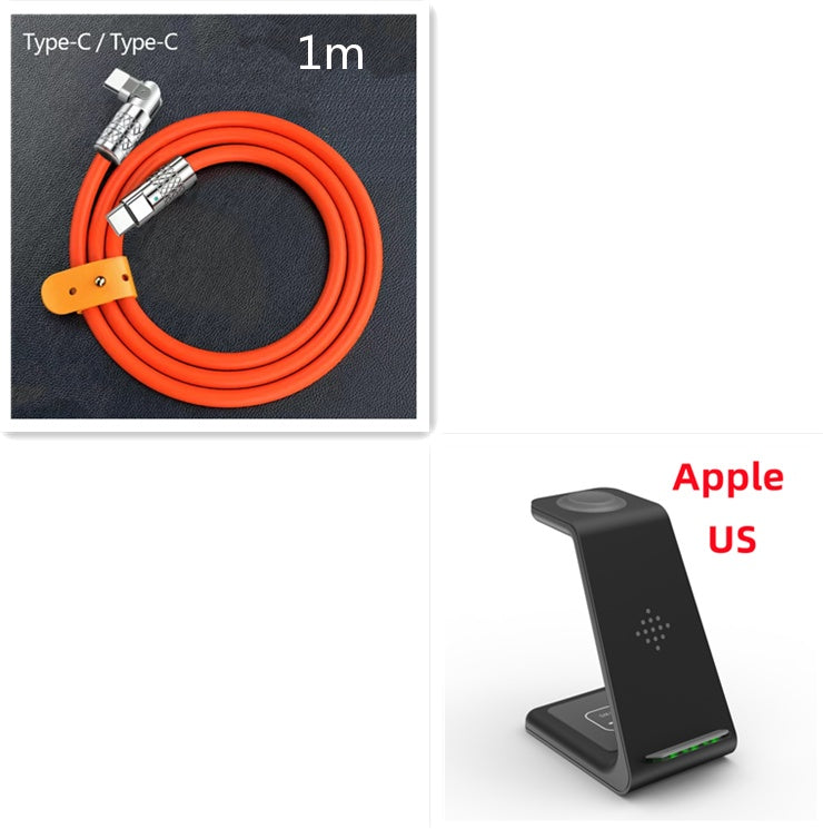 3 In 1 Fast Charging Station Wireless Charger Stand