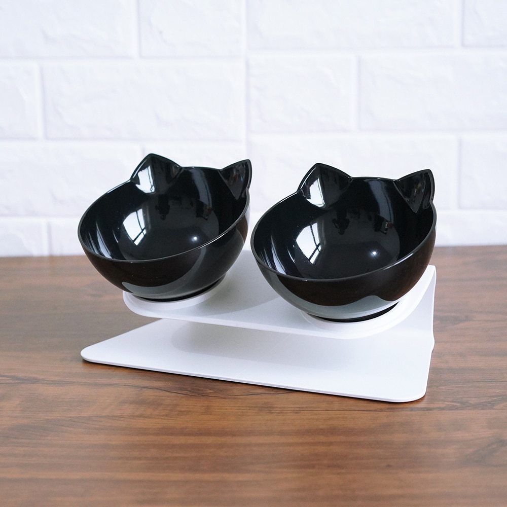 Cat Double Bowl Cat Protects Cervical Vertebra