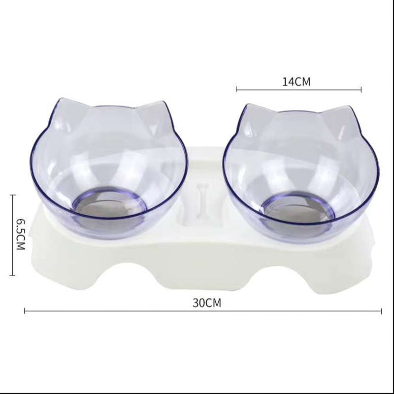 Cat Double Bowl Cat Protects Cervical Vertebra