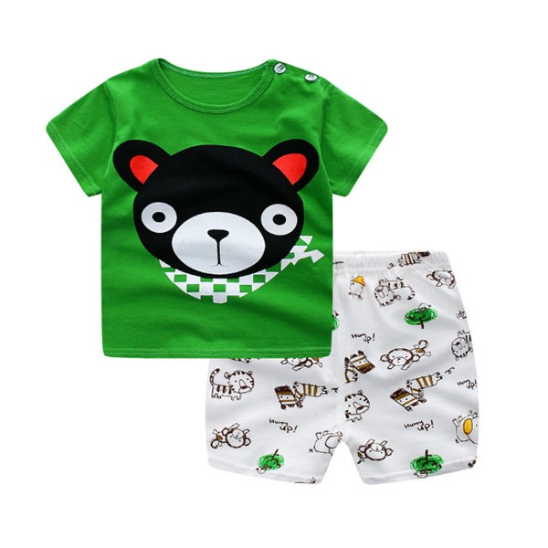 Cartoon Clothing Baby Boy Summer