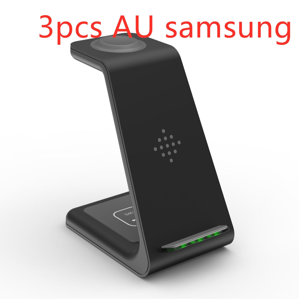 3 In 1 Fast Charging Station Wireless Charger Stand