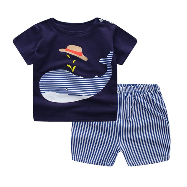 Cartoon Clothing Baby Boy Summer