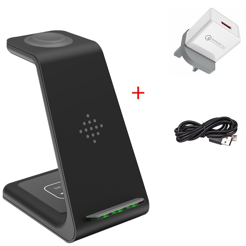 3 In 1 Fast Charging Station Wireless Charger Stand