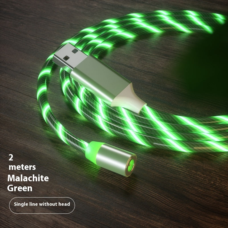 Cable LED Magnet Charger Type-C Cable