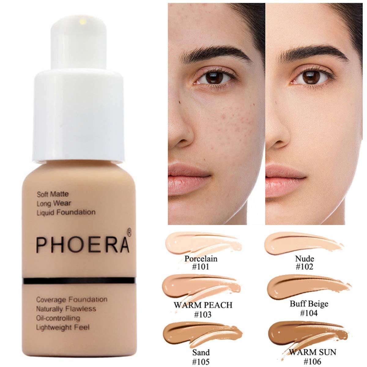 Type Oil Control Natural Color Matte Concealer Foundation Cream