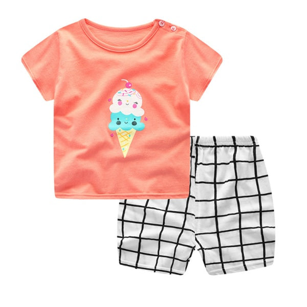 Cartoon Clothing Baby Boy Summer