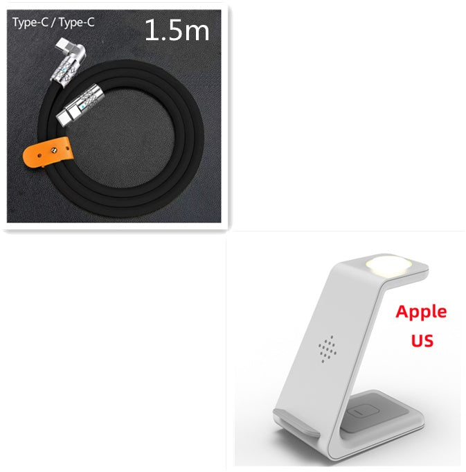 3 In 1 Fast Charging Station Wireless Charger Stand