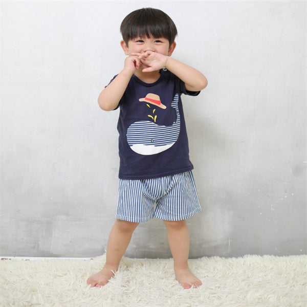 Cartoon Clothing Baby Boy Summer