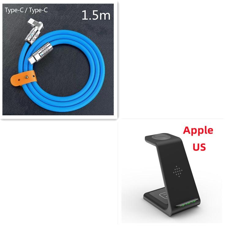 3 In 1 Fast Charging Station Wireless Charger Stand