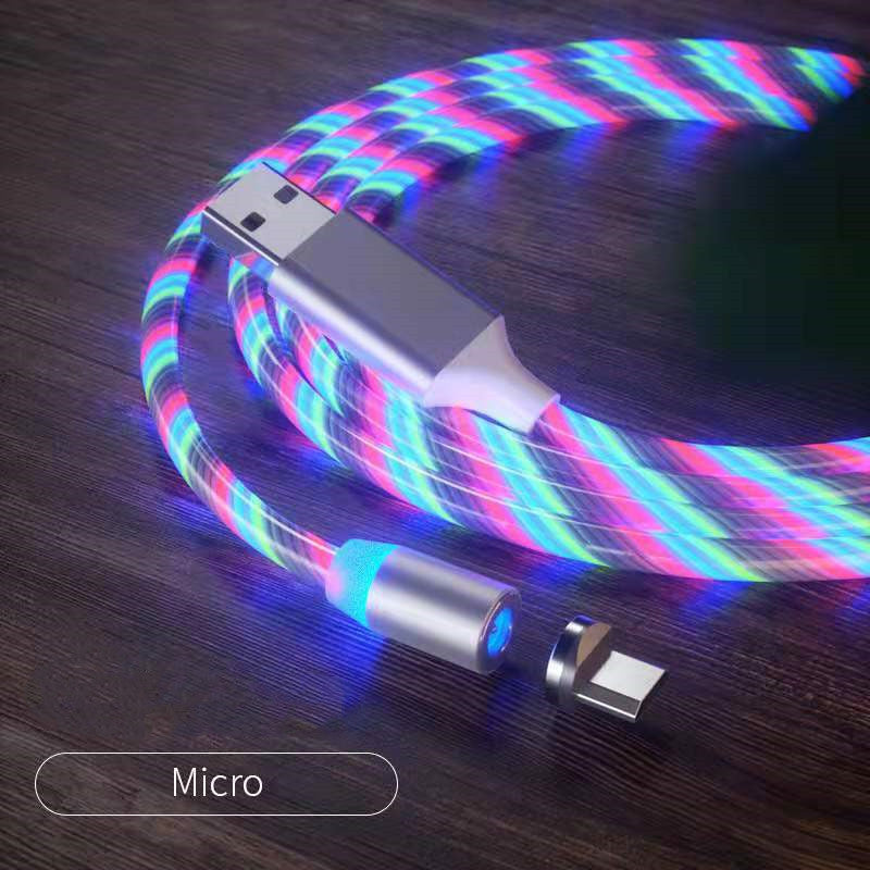 Cable LED Magnet Charger Type-C Cable