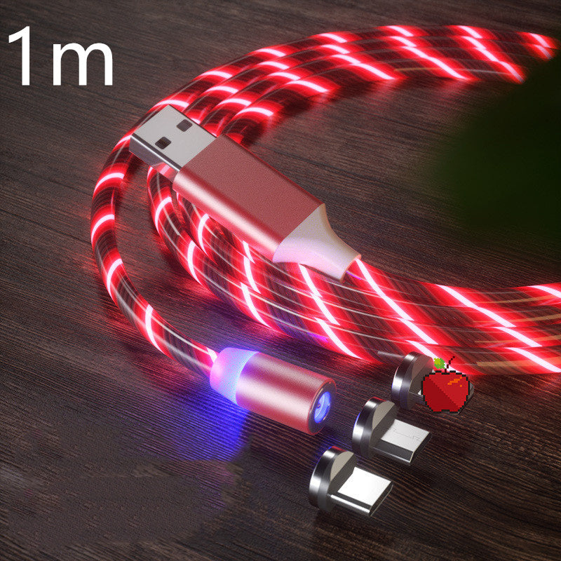 Cable LED Magnet Charger Type-C Cable
