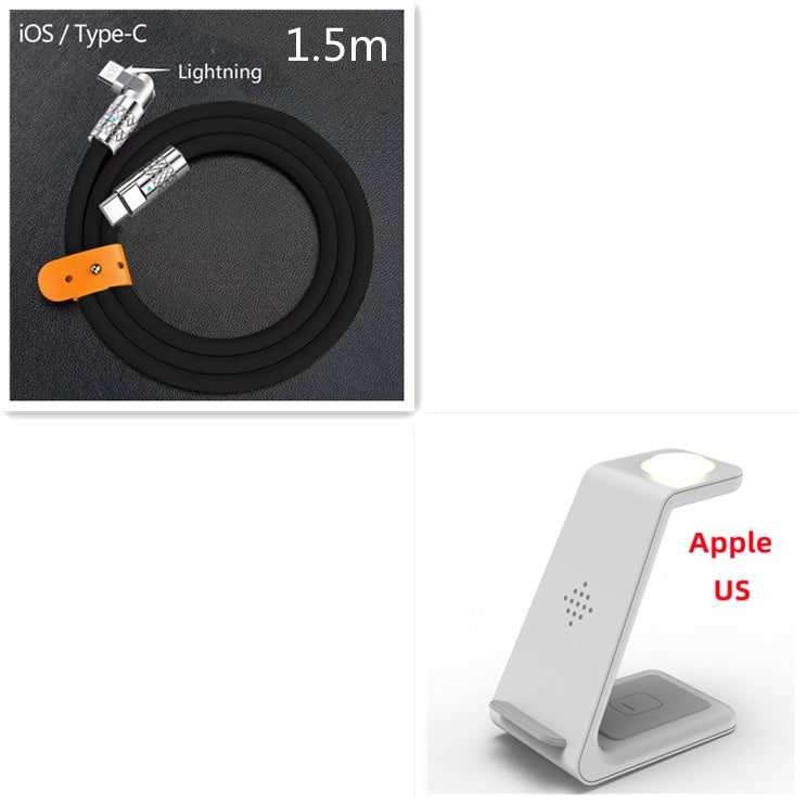 3 In 1 Fast Charging Station Wireless Charger Stand