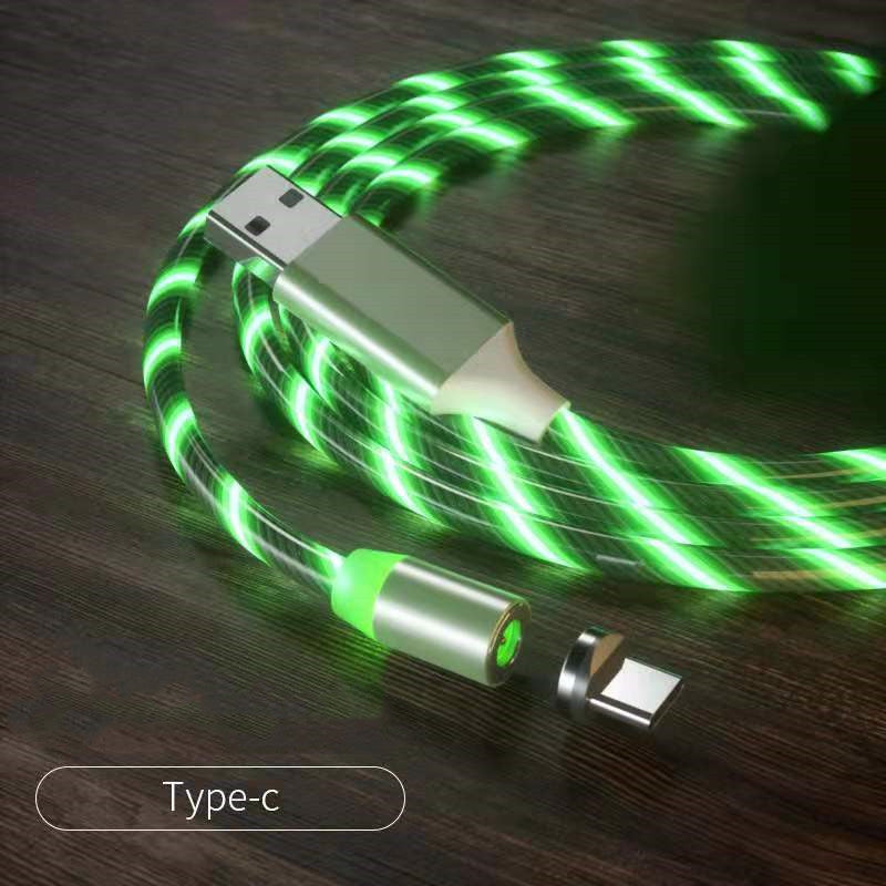 Cable LED Magnet Charger Type-C Cable
