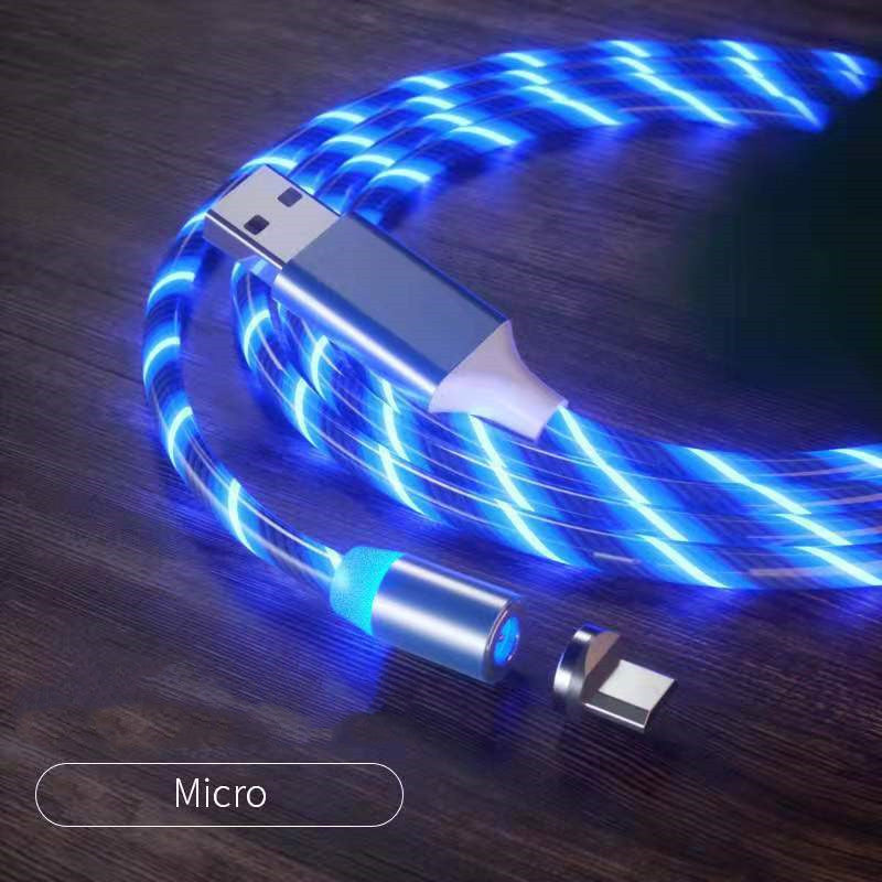 Cable LED Magnet Charger Type-C Cable