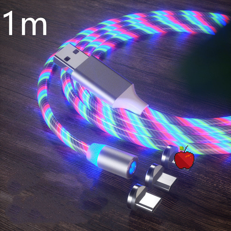 Cable LED Magnet Charger Type-C Cable