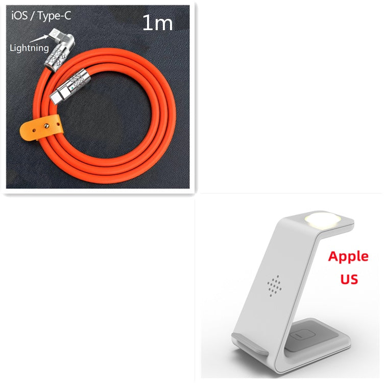 3 In 1 Fast Charging Station Wireless Charger Stand