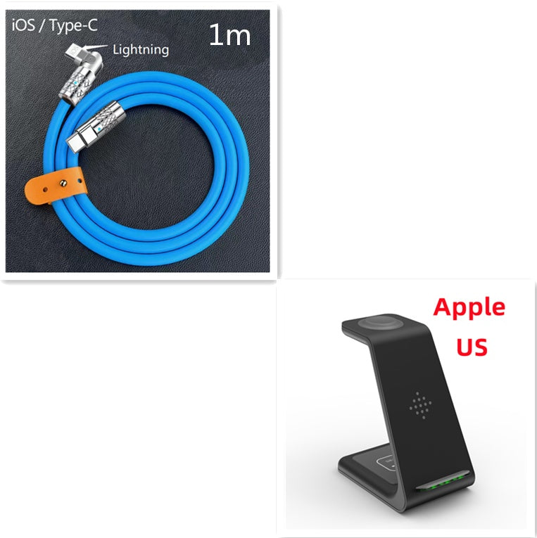 3 In 1 Fast Charging Station Wireless Charger Stand