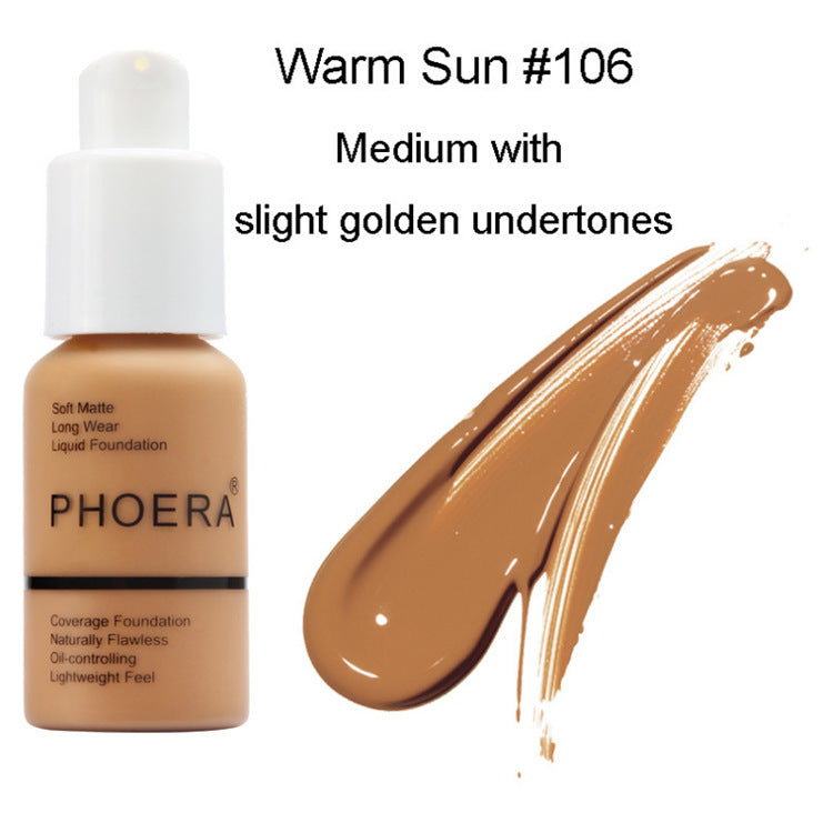 Type Oil Control Natural Color Matte Concealer Foundation Cream