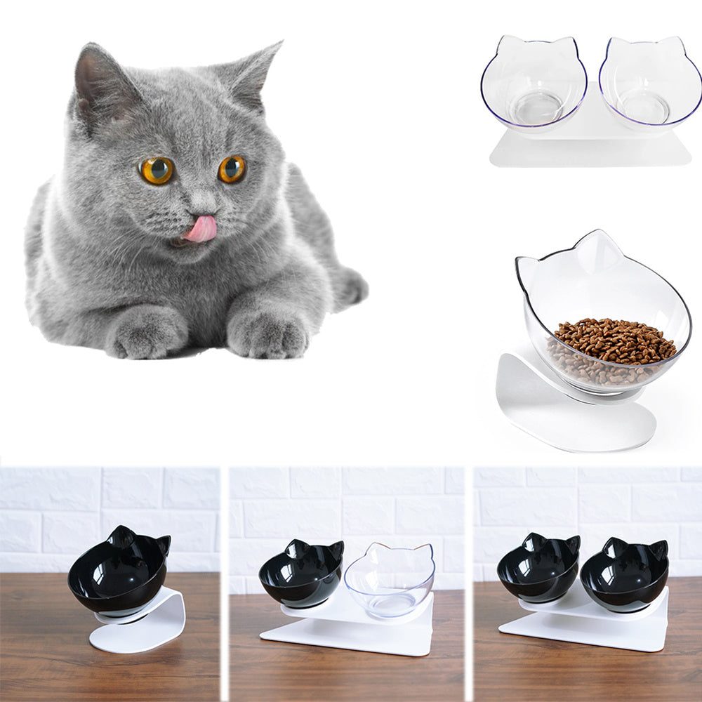 Cat Double Bowl Cat Protects Cervical Vertebra