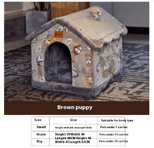 Dog House Pet Cat Bed
