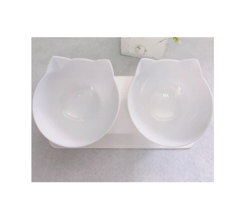 Cat Double Bowl Cat Protects Cervical Vertebra