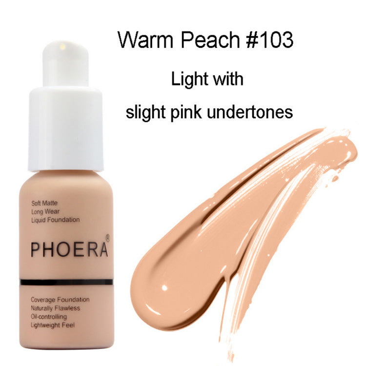 Type Oil Control Natural Color Matte Concealer Foundation Cream