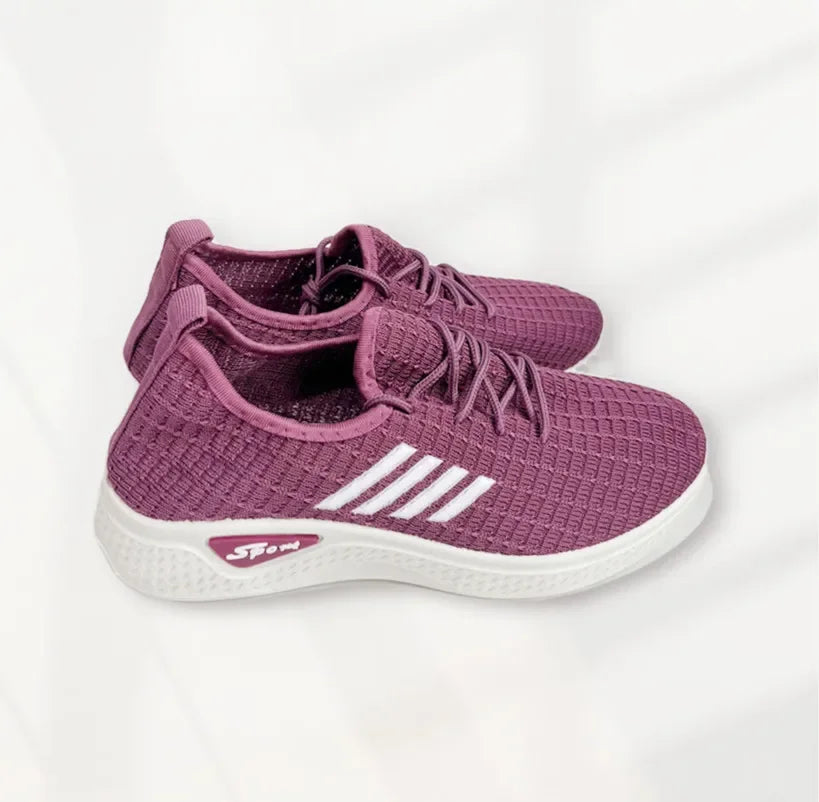 2025 NEW HOT Women Air Mesh Running Shoes Lightweight Lace Up Sneakers Flat Sole Casual Tennis Shoes for Outdoor Activities