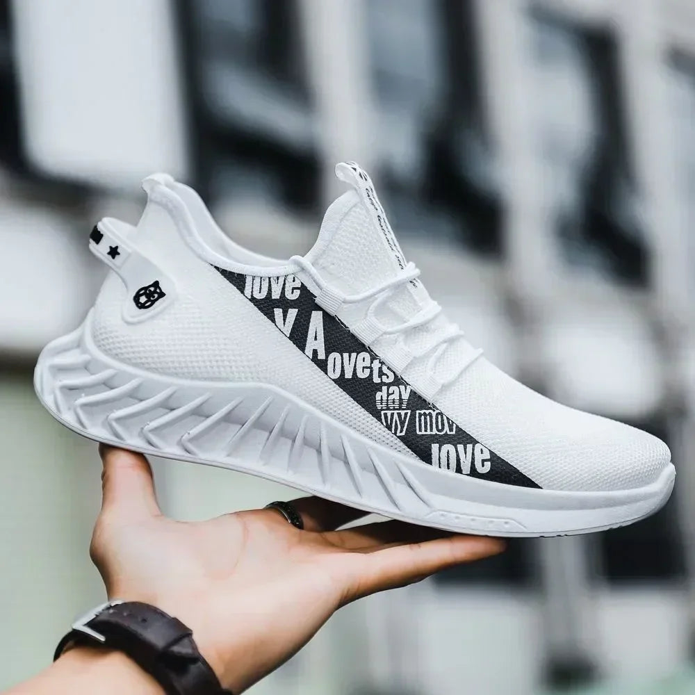 breathable mesh casual sports shoes, spring and autumn soft soled running shoes, coconut fashionable men's shoes, men's shoes