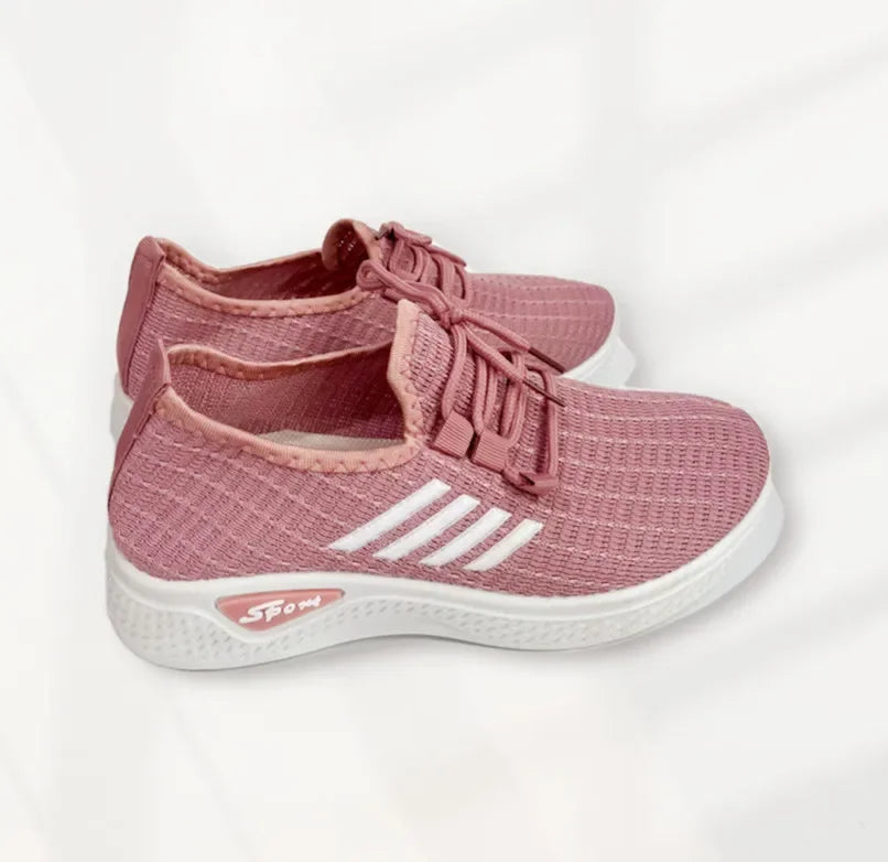 2025 NEW HOT Women Air Mesh Running Shoes Lightweight Lace Up Sneakers Flat Sole Casual Tennis Shoes for Outdoor Activities