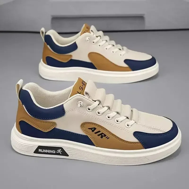 2025 Spring and Autumn New Men's Shoes Leather Low cut Fashion Trendy Running Sports Men's Casual Trendy Shoes 102！！