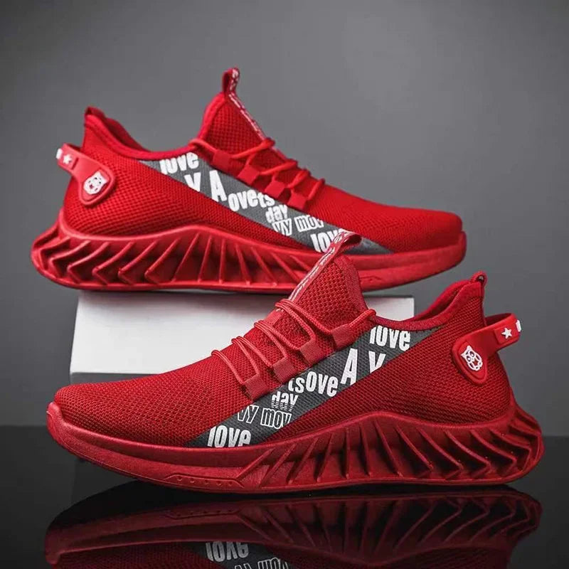 breathable mesh casual sports shoes, spring and autumn soft soled running shoes, coconut fashionable men's shoes, men's shoes