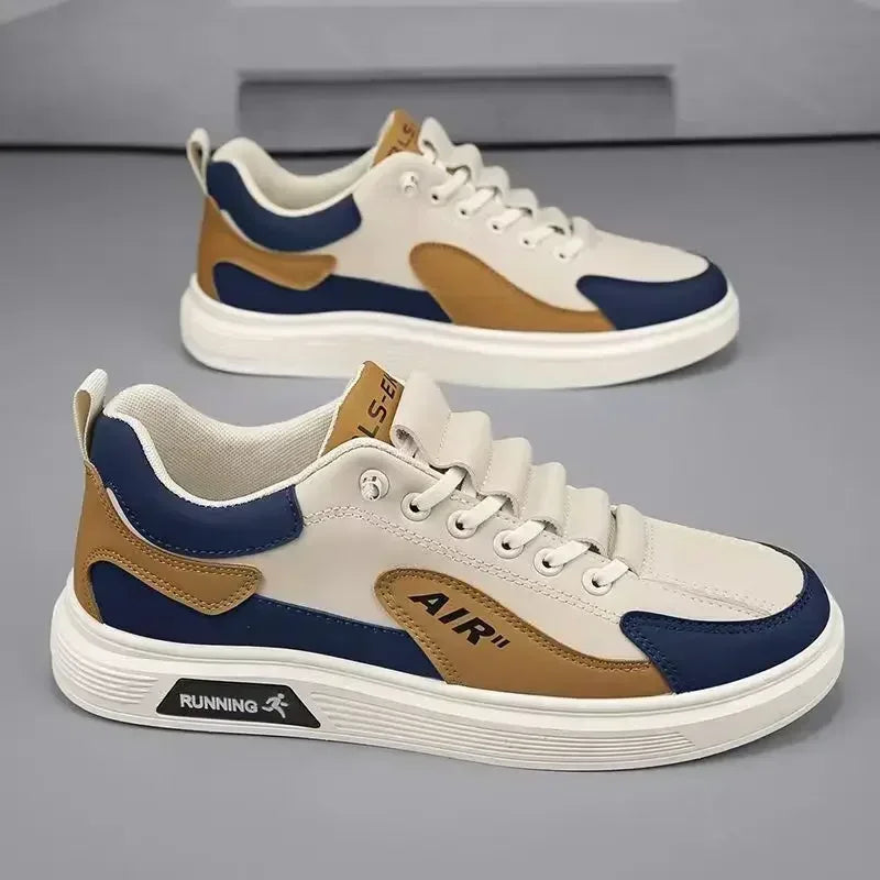 2025 Spring and Autumn New Men's Shoes Leather Low cut Fashion Trendy Running Sports Men's Casual Trendy Shoes 102！！