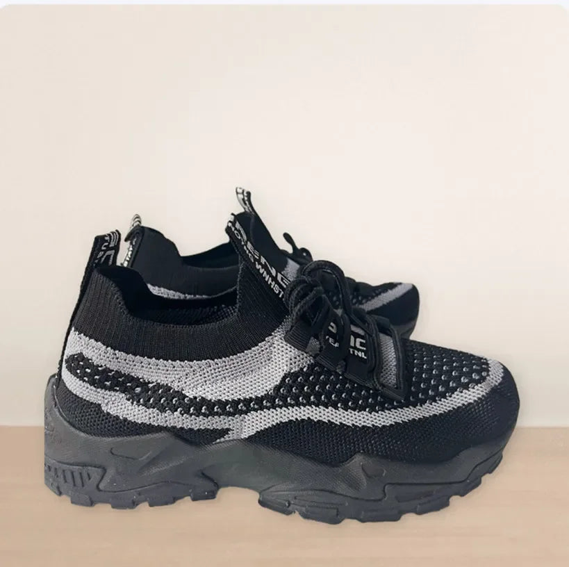 2025 NEW HOT Women Air Mesh Running Shoes Lightweight Lace Up Sneakers Flat Sole Casual Tennis Shoes for Outdoor Activities