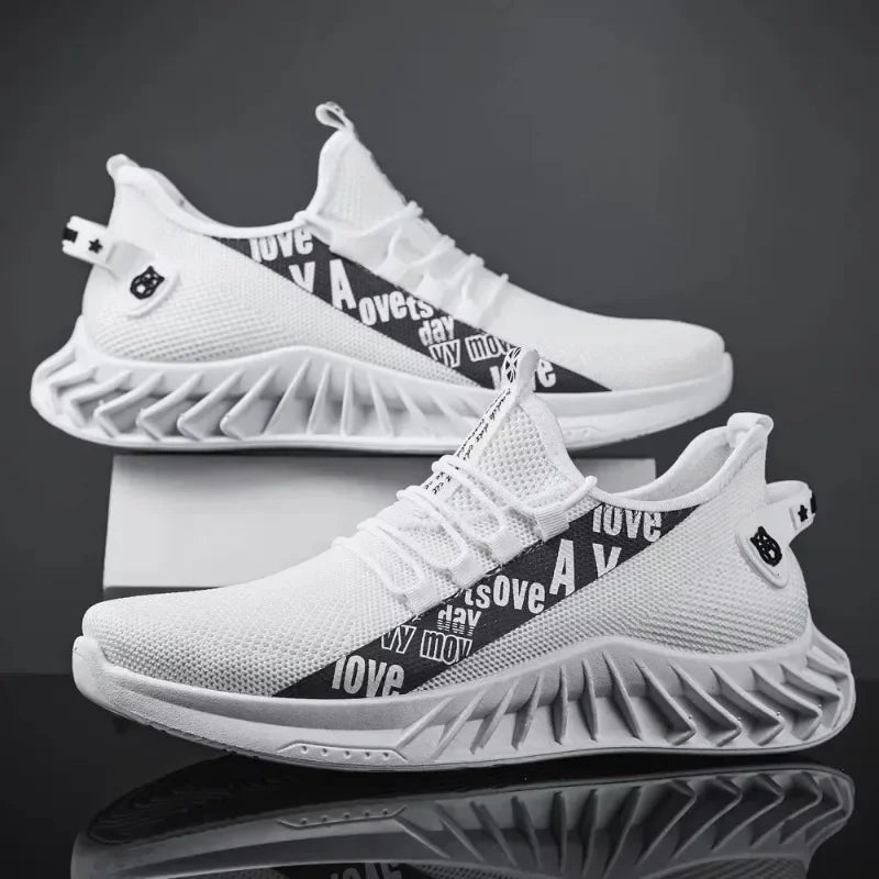 breathable mesh casual sports shoes, spring and autumn soft soled running shoes, coconut fashionable men's shoes, men's shoes