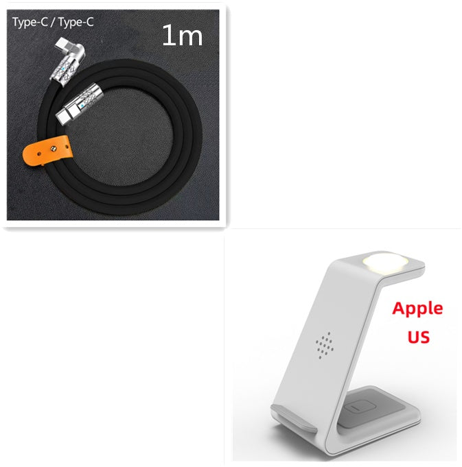 3 In 1 Fast Charging Station Wireless Charger Stand
