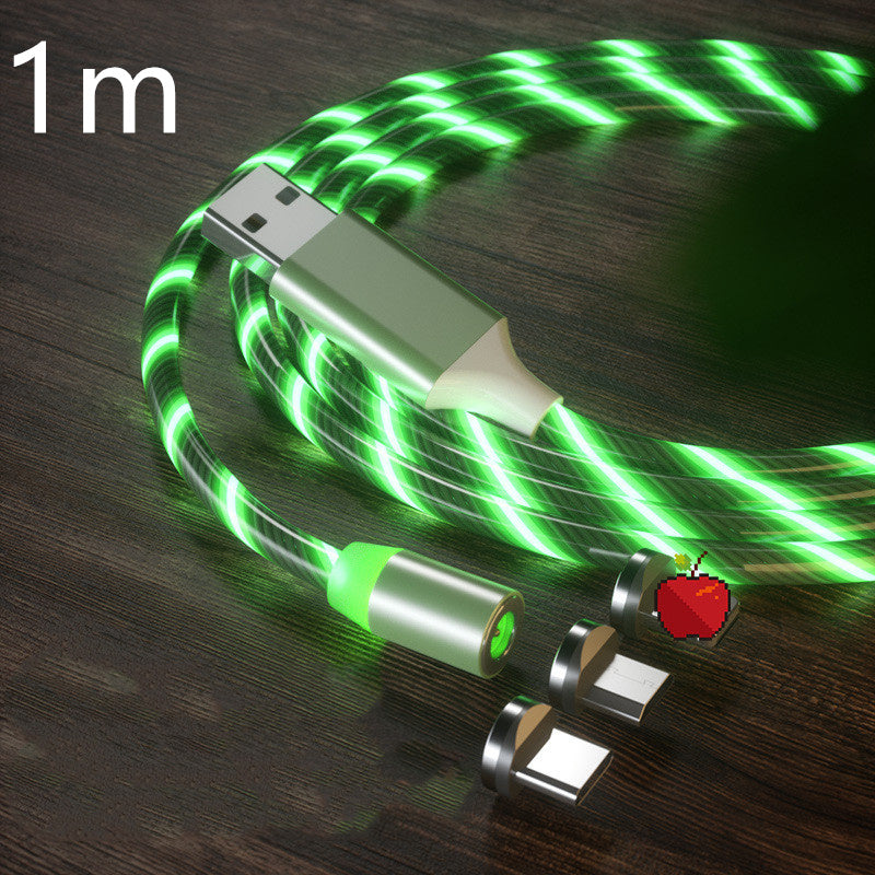 Cable LED Magnet Charger Type-C Cable