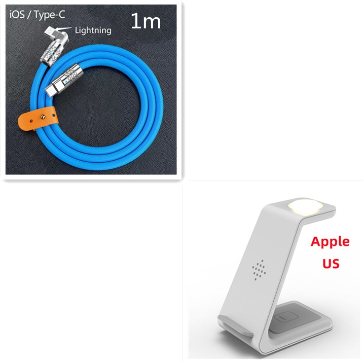 3 In 1 Fast Charging Station Wireless Charger Stand