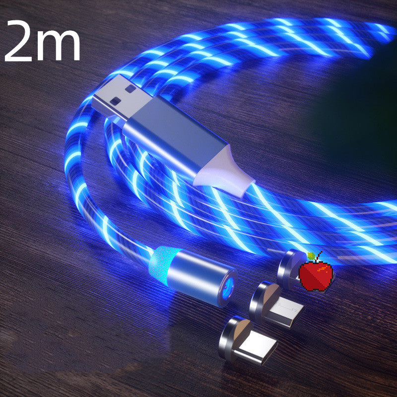 Cable LED Magnet Charger Type-C Cable