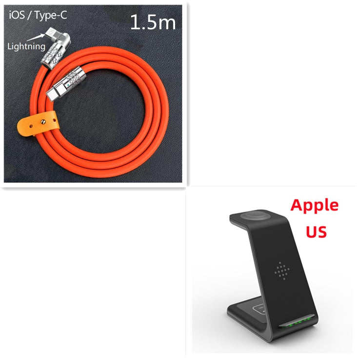 3 In 1 Fast Charging Station Wireless Charger Stand