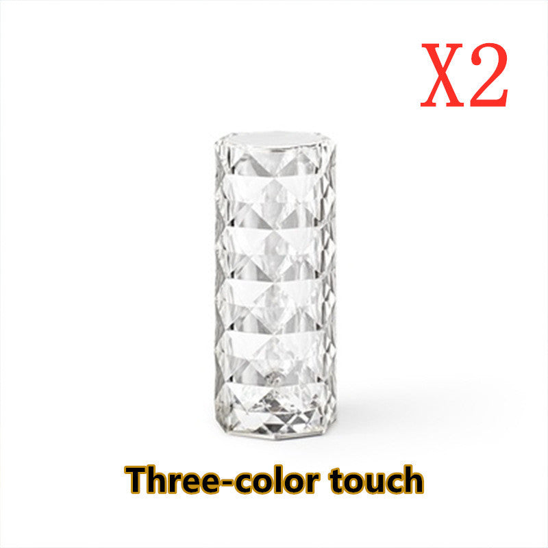 Nordic Crystal Lamp USB Table Touch Dimming